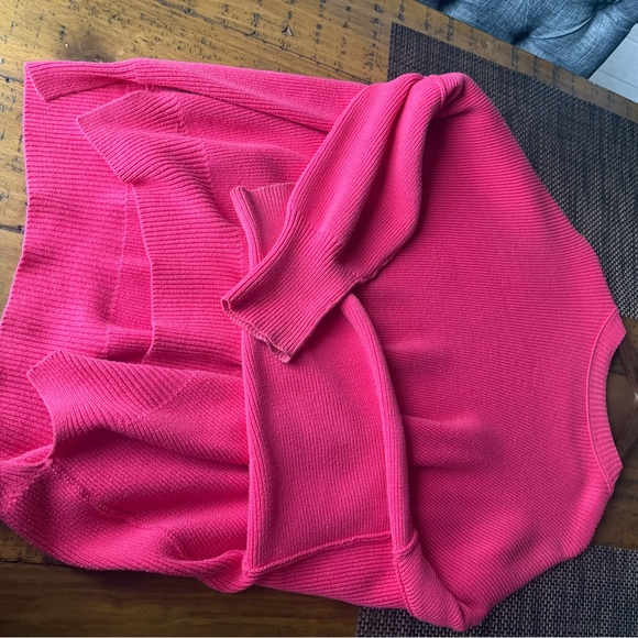 Valentine’s Day 1 Day Sale FREE PEOPLE Cozy Pink Women's Sweater - Picture 6 of 6